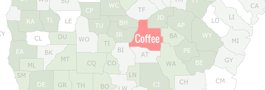 Coffee County Map