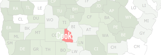 Cook County Map