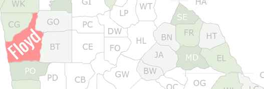 Floyd County Map
