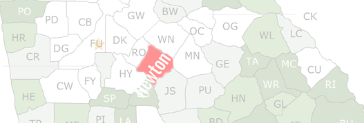 Newton County Map